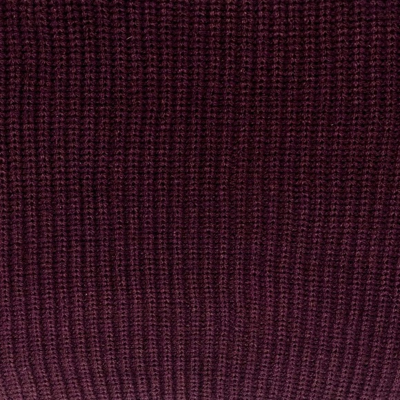 Elodie Purple Cold Shoulder Knit Sweater XL - Picture 8 of 8